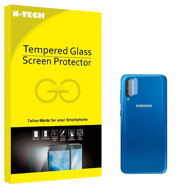 محافظ لنز دوربین انتک مدل LSNK-01 مناسب برای گوشی موبایل سامسونگ Galaxy A50 بسته دو عددی