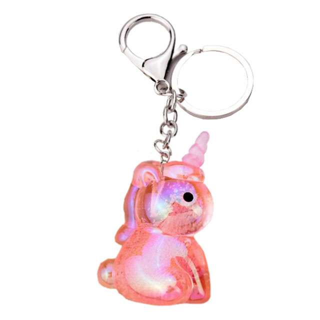 جاکلیدی دخترانه مدل یونیکورن کریستالی