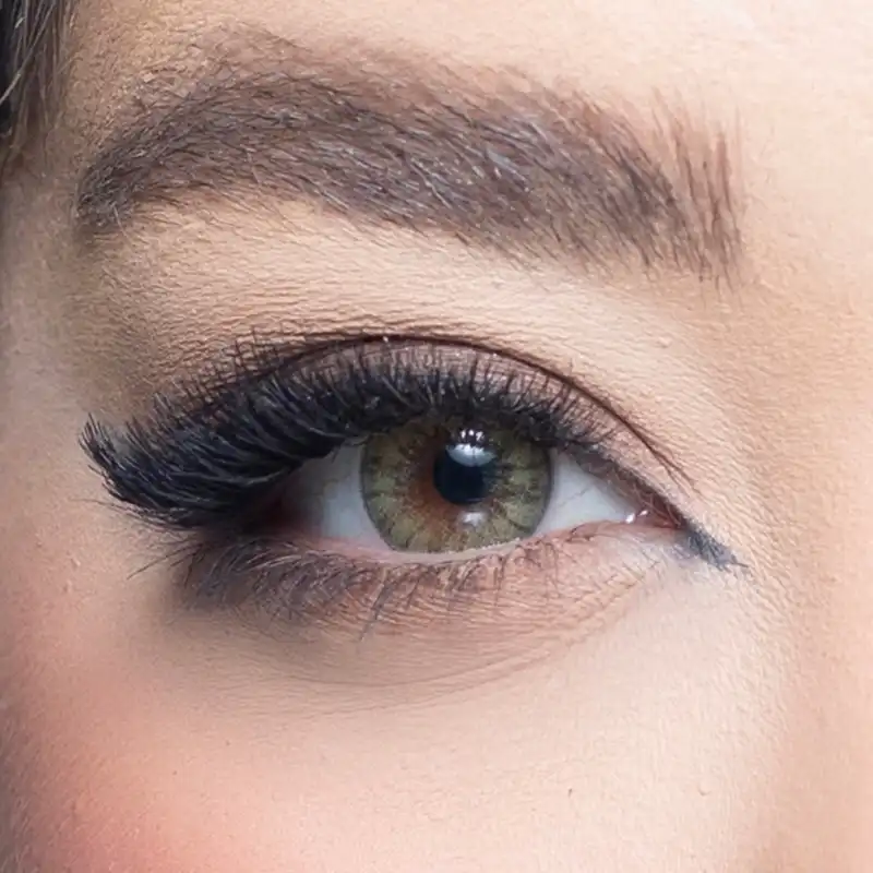 لنز چشم رویال ویژن کد361 رنگ سبز عسلی روشن