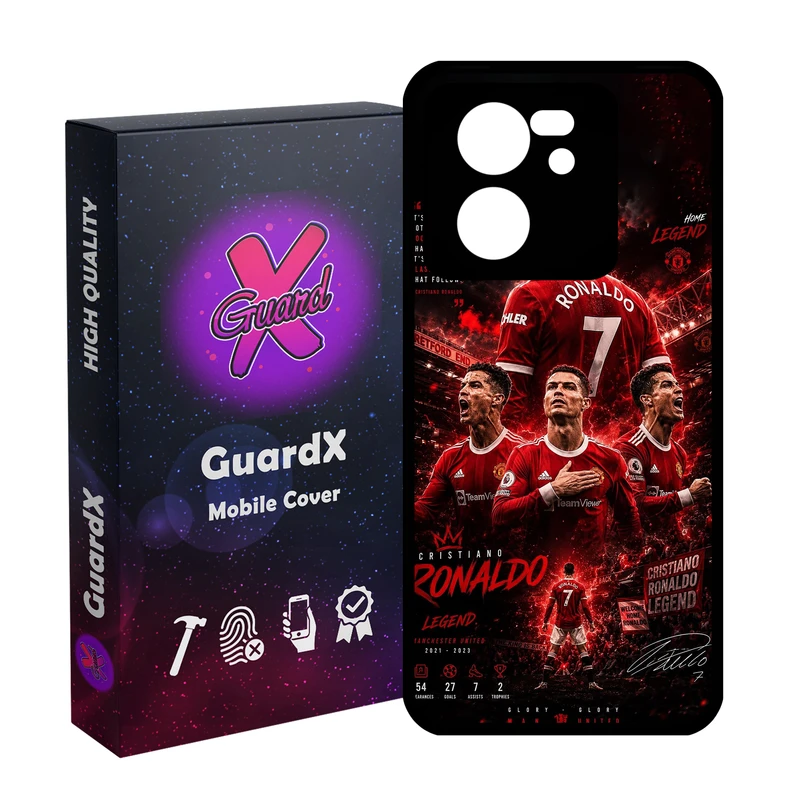 کاور گارد ایکس طرح Ronaldo مدل 11091 مناسب برای گوشی موبایل شیائومی 13T/13T Pro/Redmi K60 Ultra