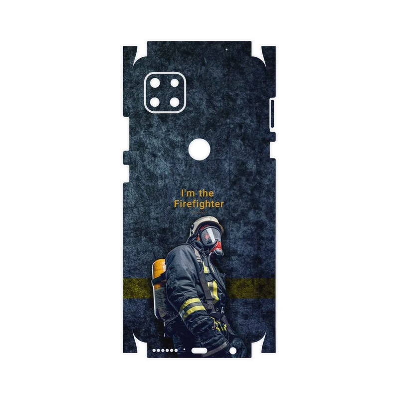 برچسب پوششی ماهوت مدل Firefighter-FullSkin مناسب برای گوشی موبایل موتورولا MOTO G 5G