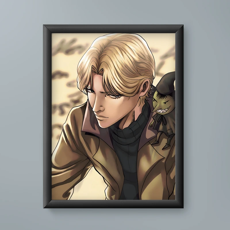 تابلو مدل انیمه یوهان لیبرت مانستر Johan Liebert Monster anime 13