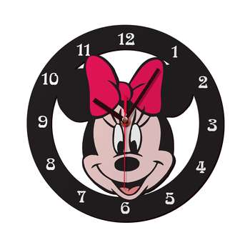 ساعت دیواری کودک باروچین مدل Minnie mouse
