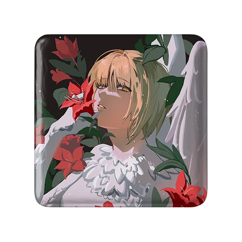 مگنت خندالو طرح فالین انیمه خوشمزه در سیاه چال مدل مربعی کد 35930