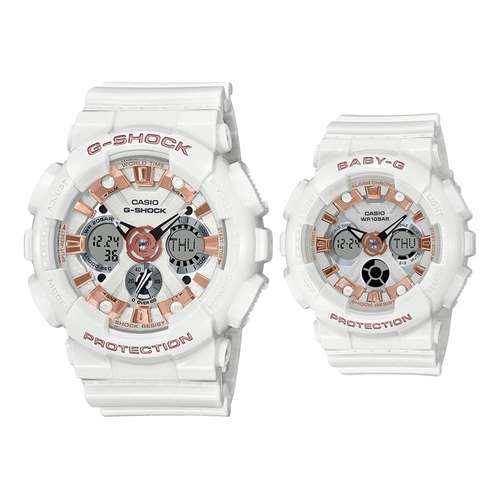 ست ساعت مچی عقربه ای زنانه و مردانه کاسیو مدل LOV-20A-7A