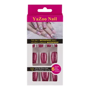 ناخن مصنوعی یازو مدل H 07 بسته 12 عددی