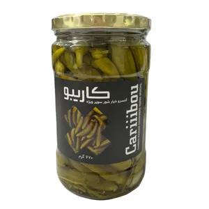 خیارشور سوپر ویژه کاریبو - 670 گرم