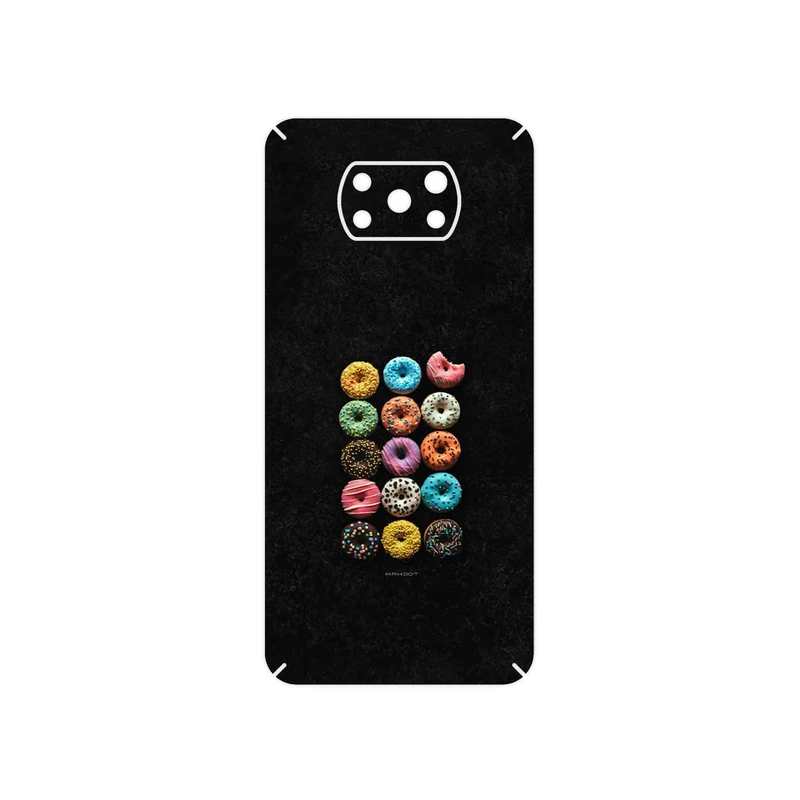 برچسب پوششی ماهوت مدل Doughnut مناسب برای گوشی موبایل شیائومی Poco X3 Pro
