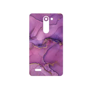 MAHOOT Purple Marble Cover Sticker for LG L Bello