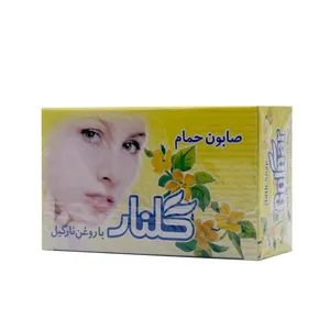 صابون شستشو گلنار مدل Coconut oil وزن 130 گرم بسته 6 عددی