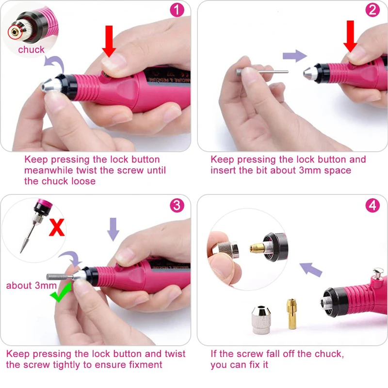 عکس شماره 6 : سوهان ناخن برقی کد mini