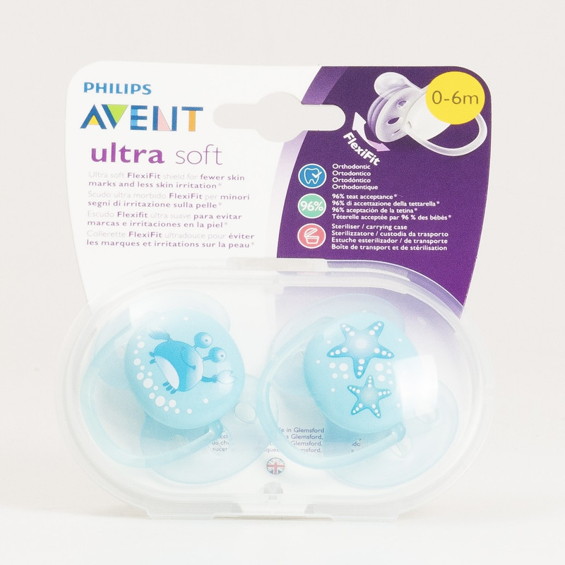 پستانک ارتودنسی اونت مدل Ultra Soft بسته 2 عددی