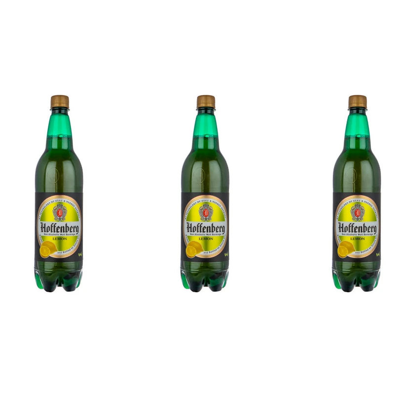 ماءالشعیر گازدار هوفنبرگ طعم لیمو -1 لیتر مجموعه 3 عددی
