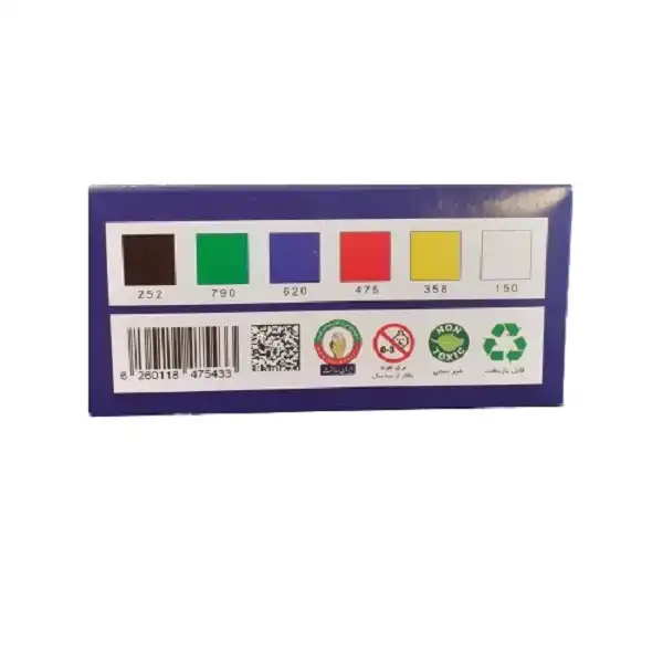 گواش شش رنگ نقش کد 630