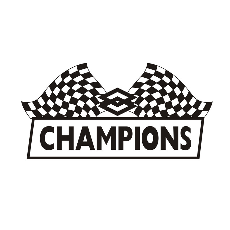 برچسب بدنه خودرو طرح Champions کد 12F