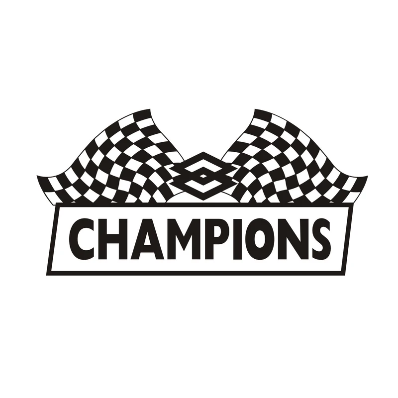 برچسب بدنه خودرو طرح Champions کد 12FB
