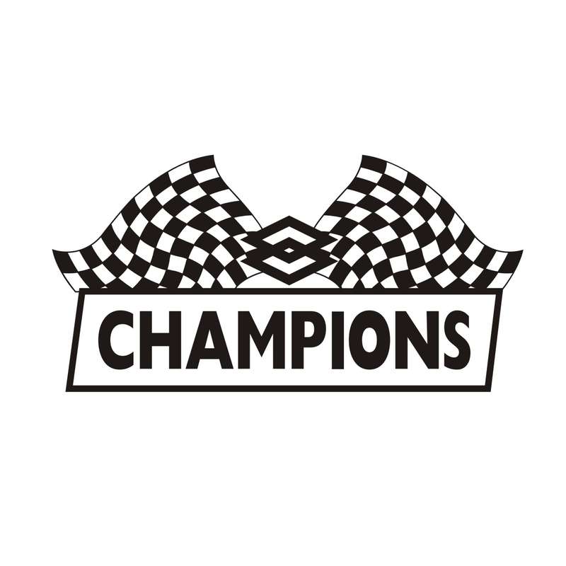 برچسب بدنه خودرو طرح Champions کد 12FB