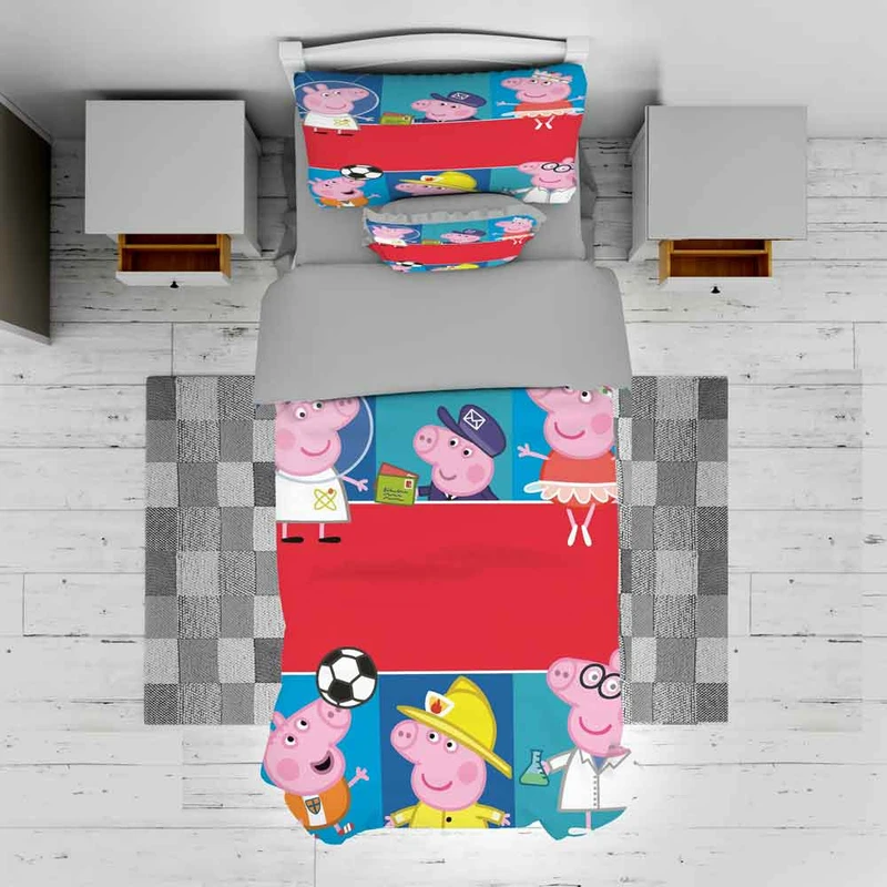 سرویس روتختی مدل خوک کارتونی TXY714 تک نفره 5 تکه