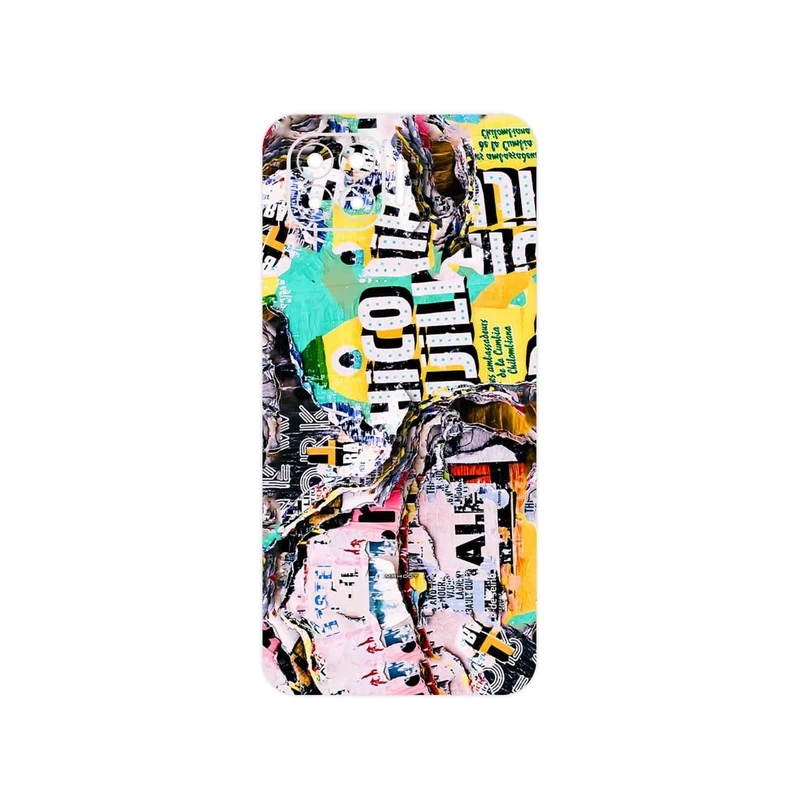 برچسب پوششی ماهوت مدل Collage of Teared Paper مناسب برای گوشی موبایل اپو A93
