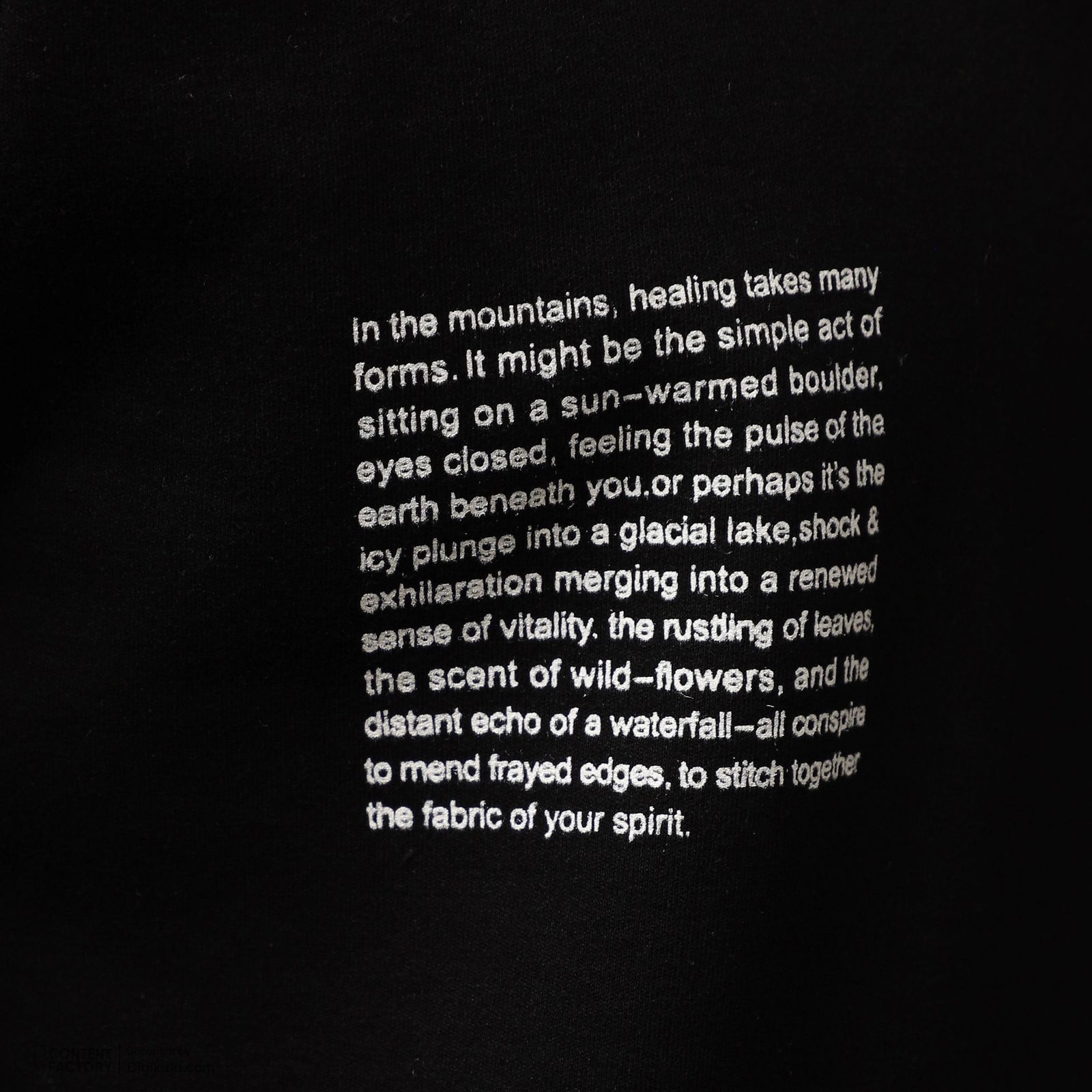 تی شرت آستین کوتاه مردانه ناربن مدل کمپینگ رنگ مشکی -  - 7