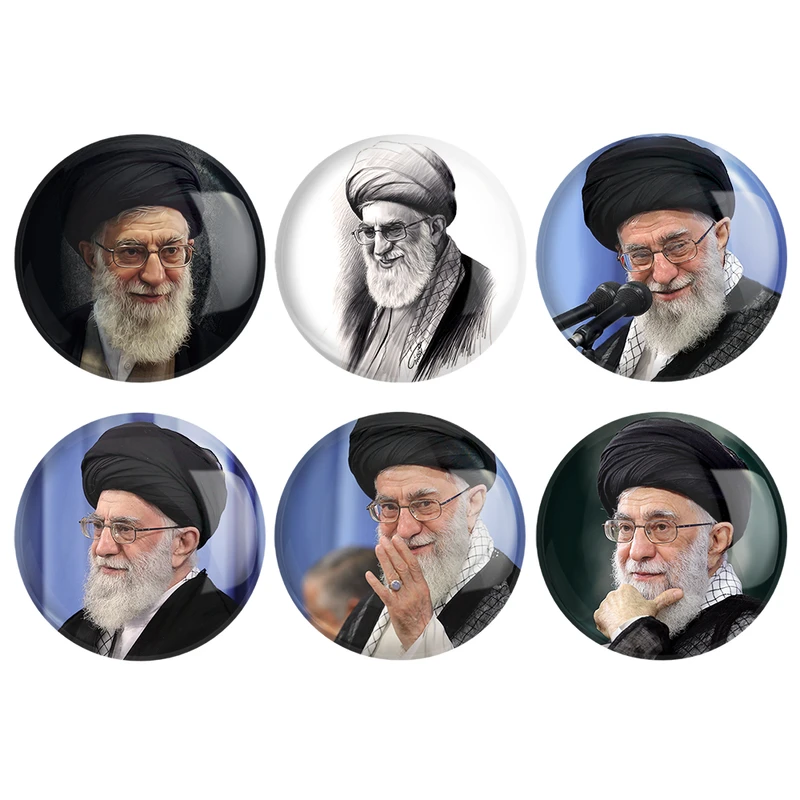 مگنت خندالو طرح تصویر رهبر کد 136A مجموعه 6 عددی