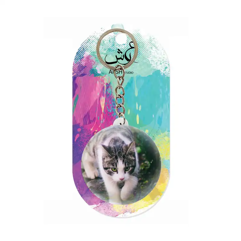 جاکلیدی عرش مدل فانتزی گربه کد Asj6079