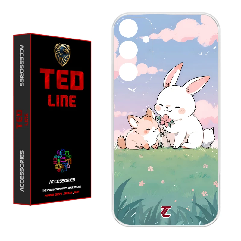 کاور تدلاین طرح خرگوش کد 1184 مناسب برای گوشی موبایل سامسونگ Galaxy A54
