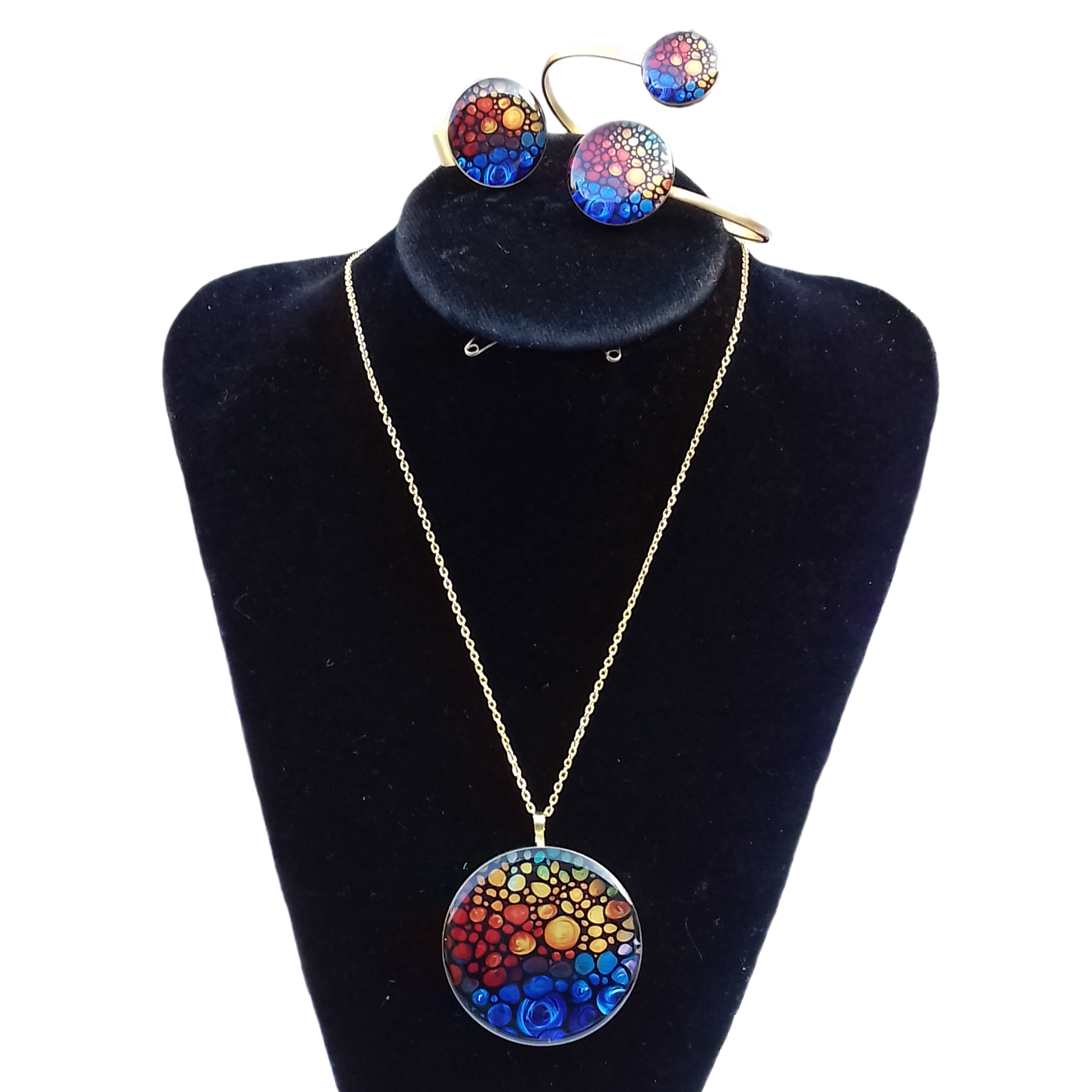 نیم ست زنانه طرح حباب کد 987