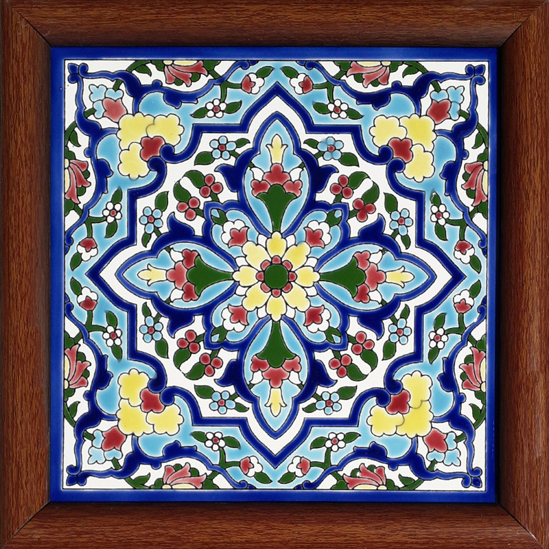 تابلو ویترای طرح کاشی کد 14