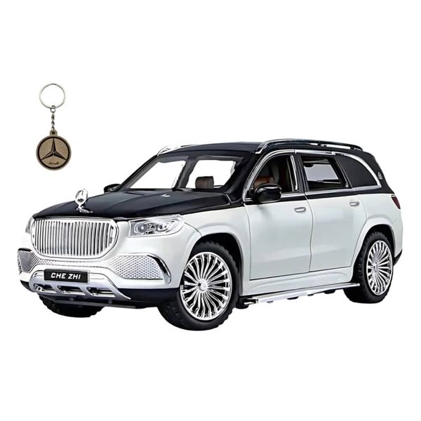 ماکت ماشین ناب سل مدل مرسدس بنز سقف کهکشانی فلزی موزیکال suv gla600 به همراه جاسوییچی