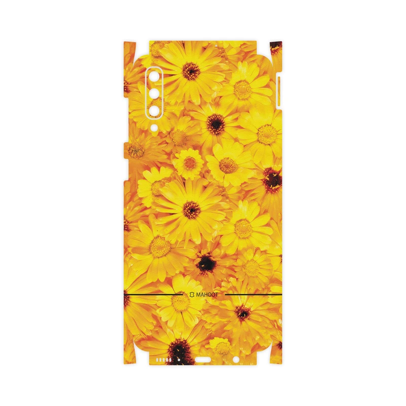 برچسب پوششی  ماهوت مدل Full skin-Yellow-Flower مناسب برای گوشی موبایل سامسونگ Galaxy A50
