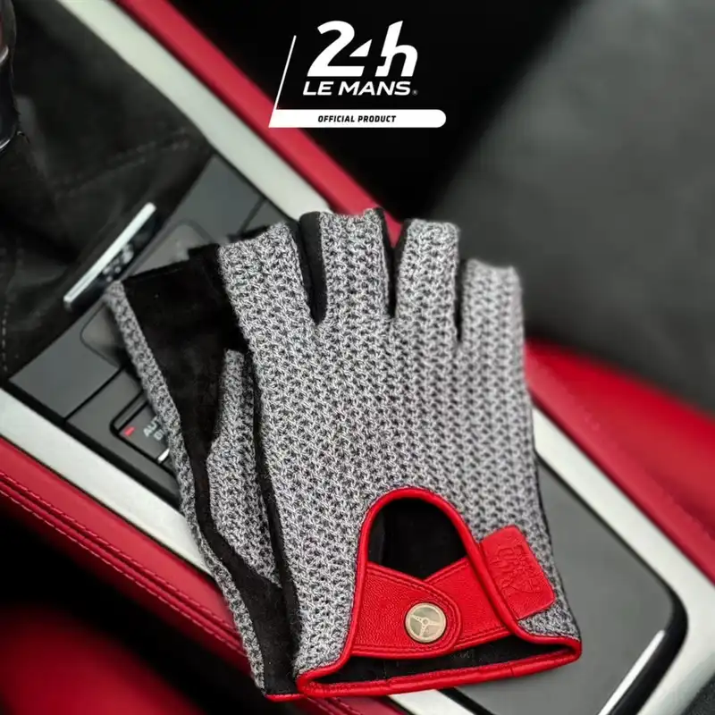 دستکش مدل  رانندگی چرم و بافت DG31