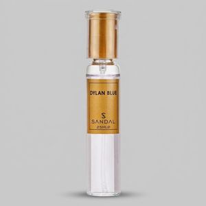 عطر جیبی زنانه صندل مدل Dylan blue با رایحه خنک حجم 25 میلی‌لیتر