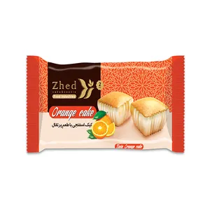 کیک اسفنجی دوقلو پرتقالی ژد - 60 گرم بسته 36 عددی