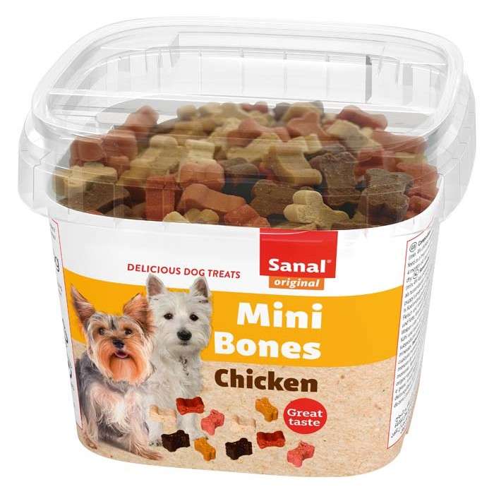 تشویقی سگ سانال مدل Mini Bones وزن 100 گرم