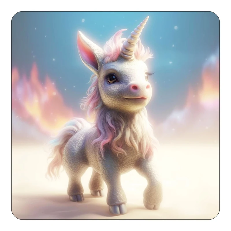 مگنت کاکتی طرح اسب تک شاخ و یونیکورن مدل mp32323