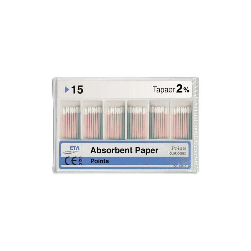 کن کاغذی دندانپزشکی اتا مدل 40 کد 02 بسته 200 عددی