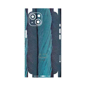 MAHOOT Turquoise feathers-FullSkin Cover Sticker for Apple iPhone 13