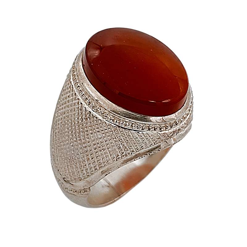 انگشتر نقره مردانه مدل فیلی زره ای انگشتر نقره مردانه مدل فیلی زره ای