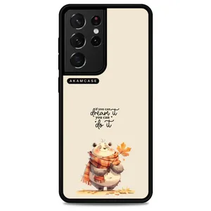 AKAM AMC-WSGS21U-ANIMALS QOUTES-10 Cover For Samsung Galaxy S21 Ultra