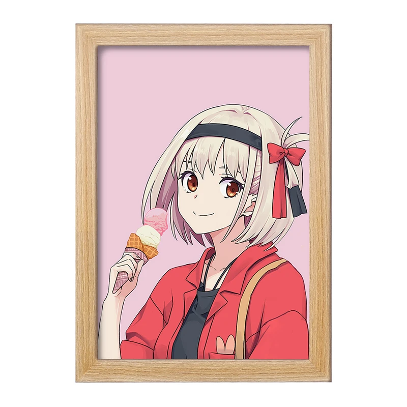 تابلو خندالو مدل چیساتو انیمه لیکوریس ریکویل Lycoris Recoil  کد 23071