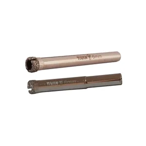 مته گردبر شیشه تیوان مدل AT - 068 سایز 6 و 8 میلیمتر مجموعه دو عددی