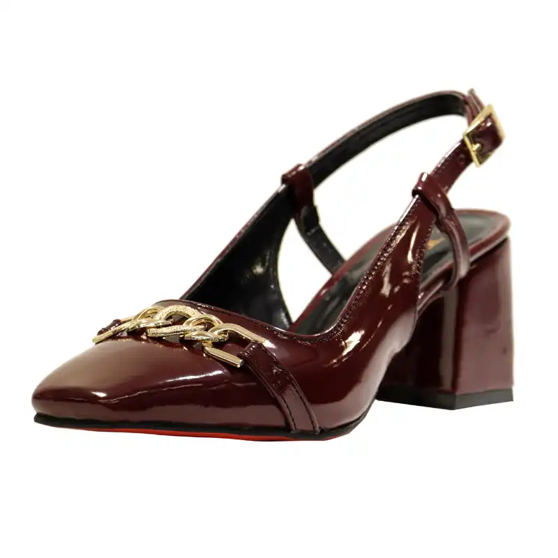 کفش زنانه مدل شاخدار سگک دار