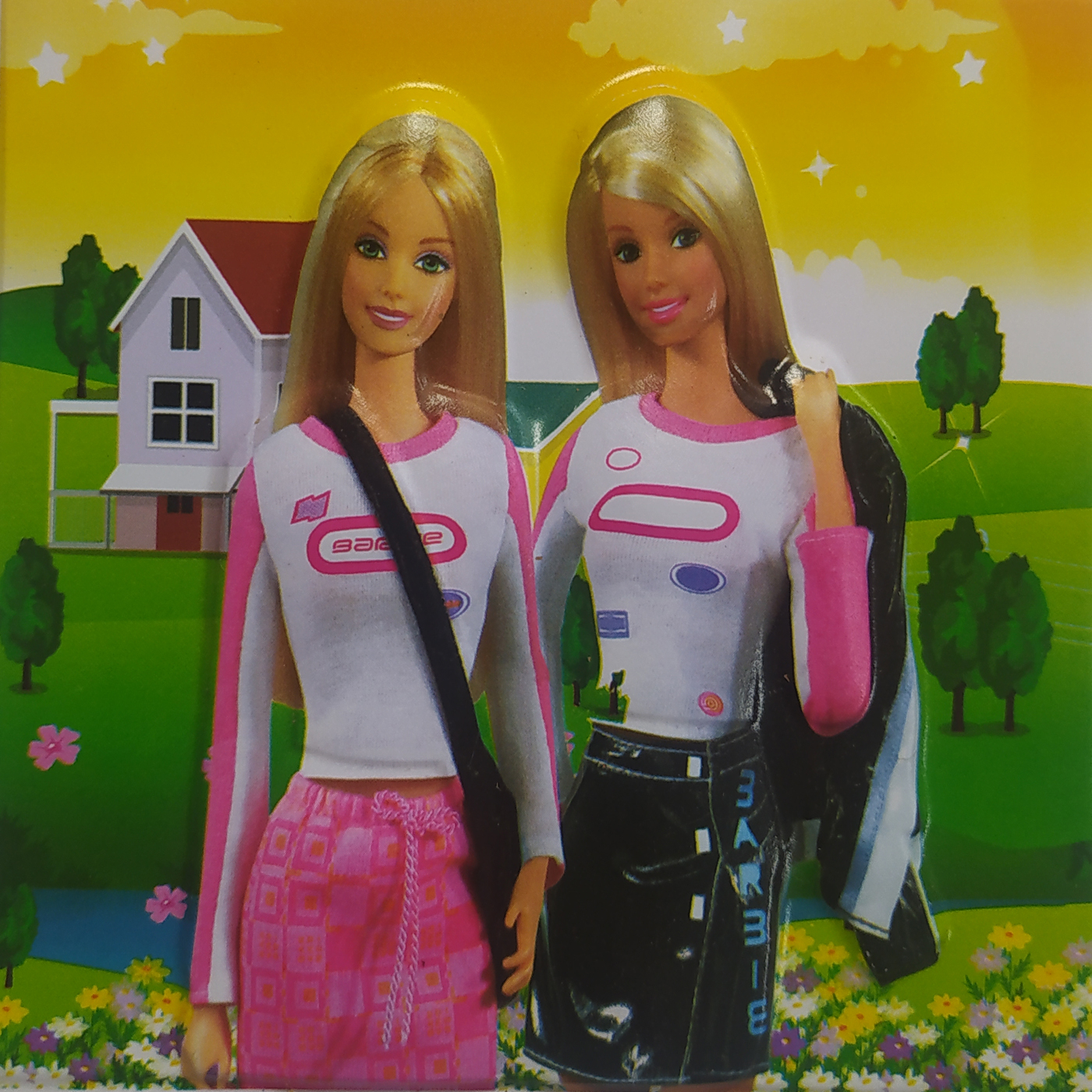 تابلو کودک و نوزاد مدل باربی خواهر