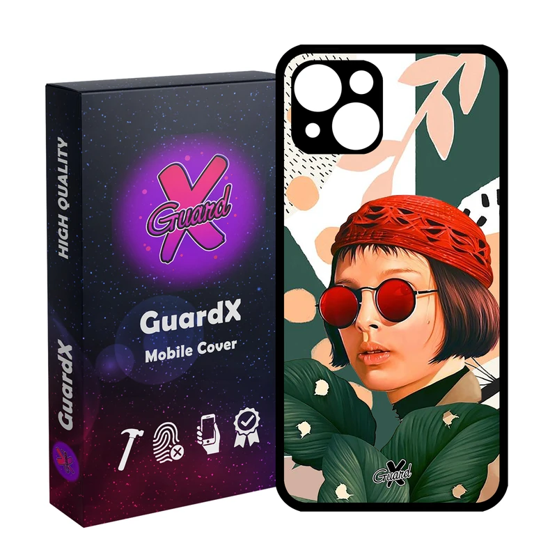 کاور گارد ایکس طرح ماتیلدا مدل Glass10341 مناسب برای گوشی موبایل اپل iPhone 13