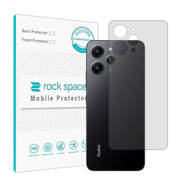محافظ پشت گوشی شفاف راک اسپیس مدل HyGEL مناسب  برای گوشی موبایل Redmi 12