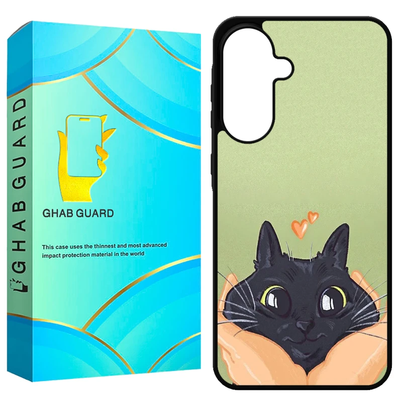 کاور قاب گارد طرح گربه مدل GA57 مناسب برای گوشی موبایل سامسونگ Galaxy A57