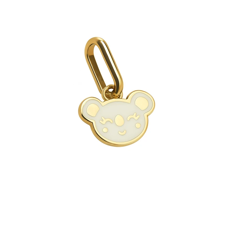 آویز گردنبند طلا 18 عیار بچگانه زرلاین طرح کوآلا کد m-4074