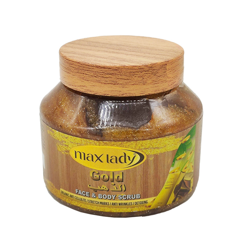 اسکراب لایه بردار پوست مکس لیدی مدل Gold حجم 300 میلی لیتر
