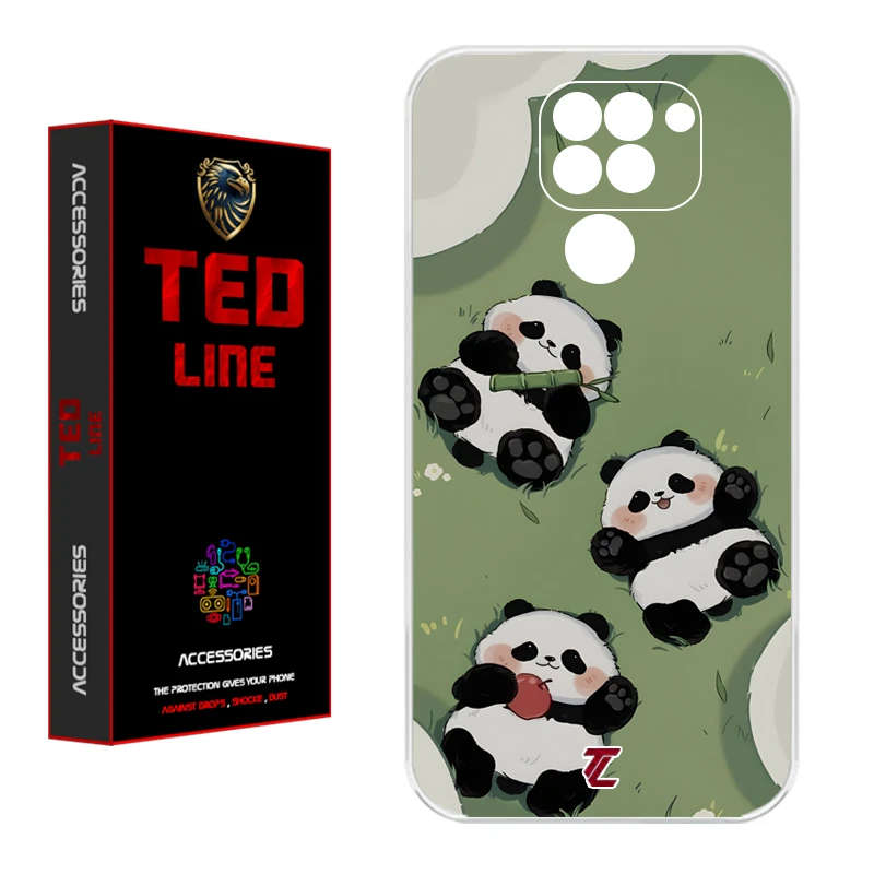 کاور تد لاین طرح پاندا کد 1102 مناسب برای گوشی موبایل شیائومی Redmi Note 9